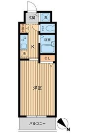 HF東神田レジデンスの間取り画像