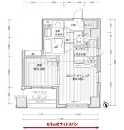 ドゥーエ銀座イーストⅠの間取り画像