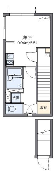レオネクストトリニティコートKの間取り画像