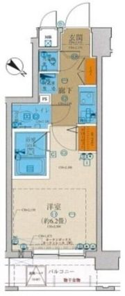キャパシタス中野の間取り画像