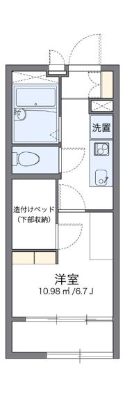 レオパレスドリームの間取り画像