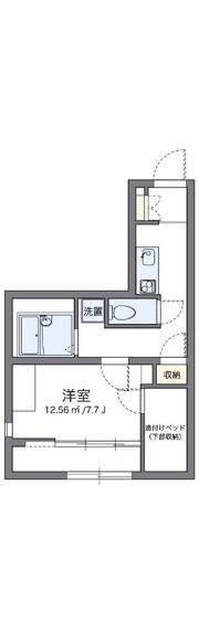 レオパレスドリームの間取り画像