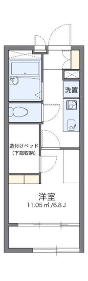 レオパレスドリームの間取り画像