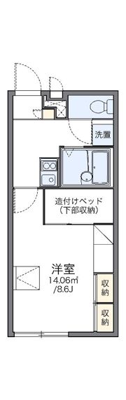 レオパレスMAXの間取り画像