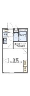 レオパレス南久が原の間取り画像