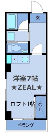 シャトー桐の間取り画像