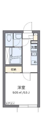 クレイノKMメゾンの間取り画像
