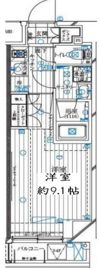 レガリス月島ベイサイドコートの間取り画像