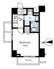 ガリシアグランデ江戸川橋の間取り画像
