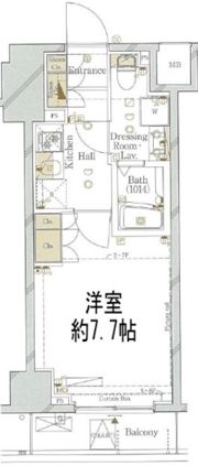 ガリシアグランデ江戸川橋の間取り画像