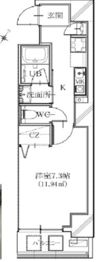 グランジット日本橋浜町の間取り画像