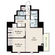 MFPRコート日本橋馬喰町の間取り画像