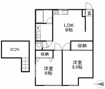 クリスタルヴィレッジV14の間取り画像