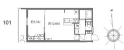 ルオーレ上北沢駅前の間取り画像