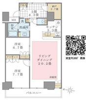 Brillia ist 東雲キャナルコートの間取り画像