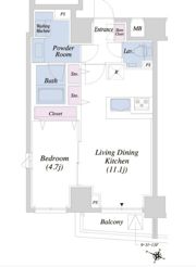 THEATER COURT本駒込の間取り画像