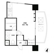 レジディア恵比寿の間取り画像