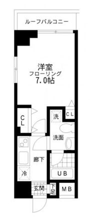 レジディア桜上水の間取り画像