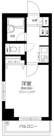 メディウス虎ノ門の間取り画像