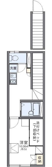 レオパレスメゾンの間取り画像