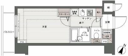 フェニックス新高円寺伍番館の間取り画像