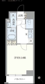 ベルエスパス箱崎の間取り画像
