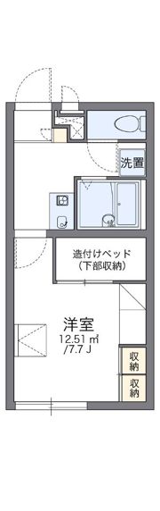 レオパレスM＆Kの間取り画像