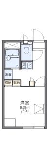 レオパレスアフロディーテの間取り画像