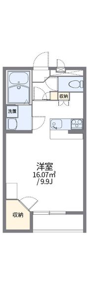 レオパレスアルピナの間取り画像