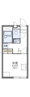 レオパレスオータムの間取り画像