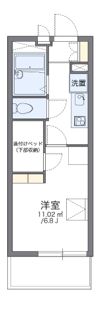 レオパレスつくばの間取り画像