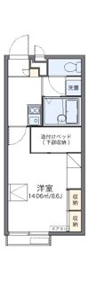 レオパレスセレーノの間取り画像