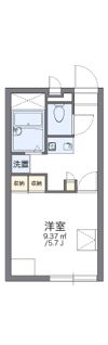 レオパレス桜町の間取り画像