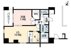 クレール中野の間取り画像