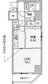 シーズンフラッツ浅草の間取り画像