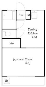 柏木コーポラスの間取り画像