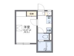 レオパレスはじめの間取り画像