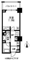 レジディア中落合B棟の間取り画像