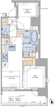 トラディティオ門前仲町の間取り画像