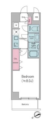 エルスタンザ清澄白河の間取り画像