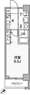リテラス三軒茶屋サウスの間取り画像