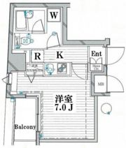 グランヴァンデュヴェール東京の間取り画像