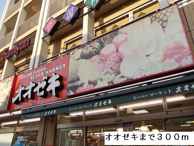 近くのオオゼキまで300m（徒歩4分）