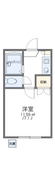レオパレスサングリーンの間取り画像