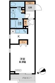 パシフィックコート目黒南の間取り画像