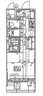 ハーモニーレジデンス田町＃002の間取り画像