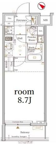 The Log日本橋の間取り画像