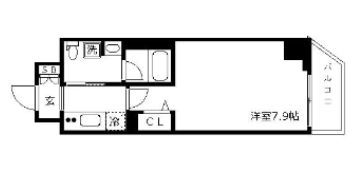 クレヴィスタ押上の間取り画像