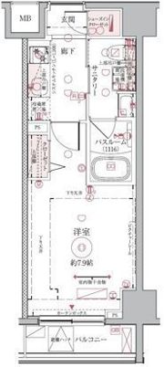 クレヴィスタ押上の間取り画像