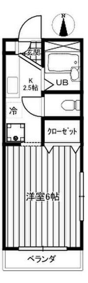 早稲田WESTの間取り画像